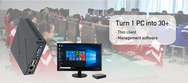 Zero Client Terminal FL800m Have Free Management and Teaching Software Web Thin Client