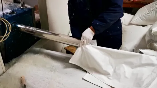 China Supplier Wholesale Custom Design 100% Organic Cotton Shell RDS White Goose / Duck Feather Down Luxury Queen Size Hotel / Home Bed Sleeping Combo Pillow